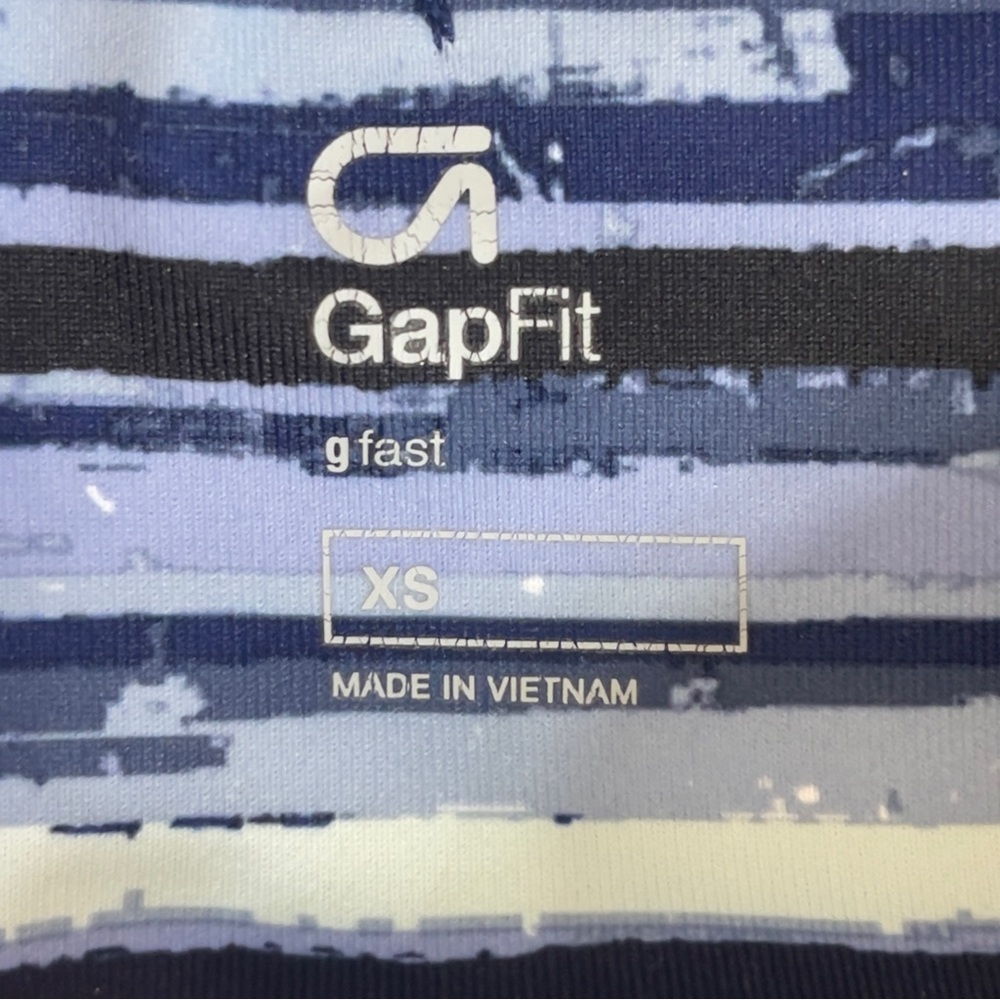 Gap Fit GFast Capris/Crop Strip Leggings Extra Small - Picture 7 of 9